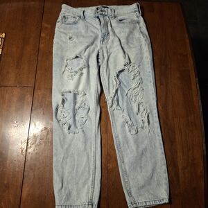 Aeropostale Light Blue Distressed Women's Jeans